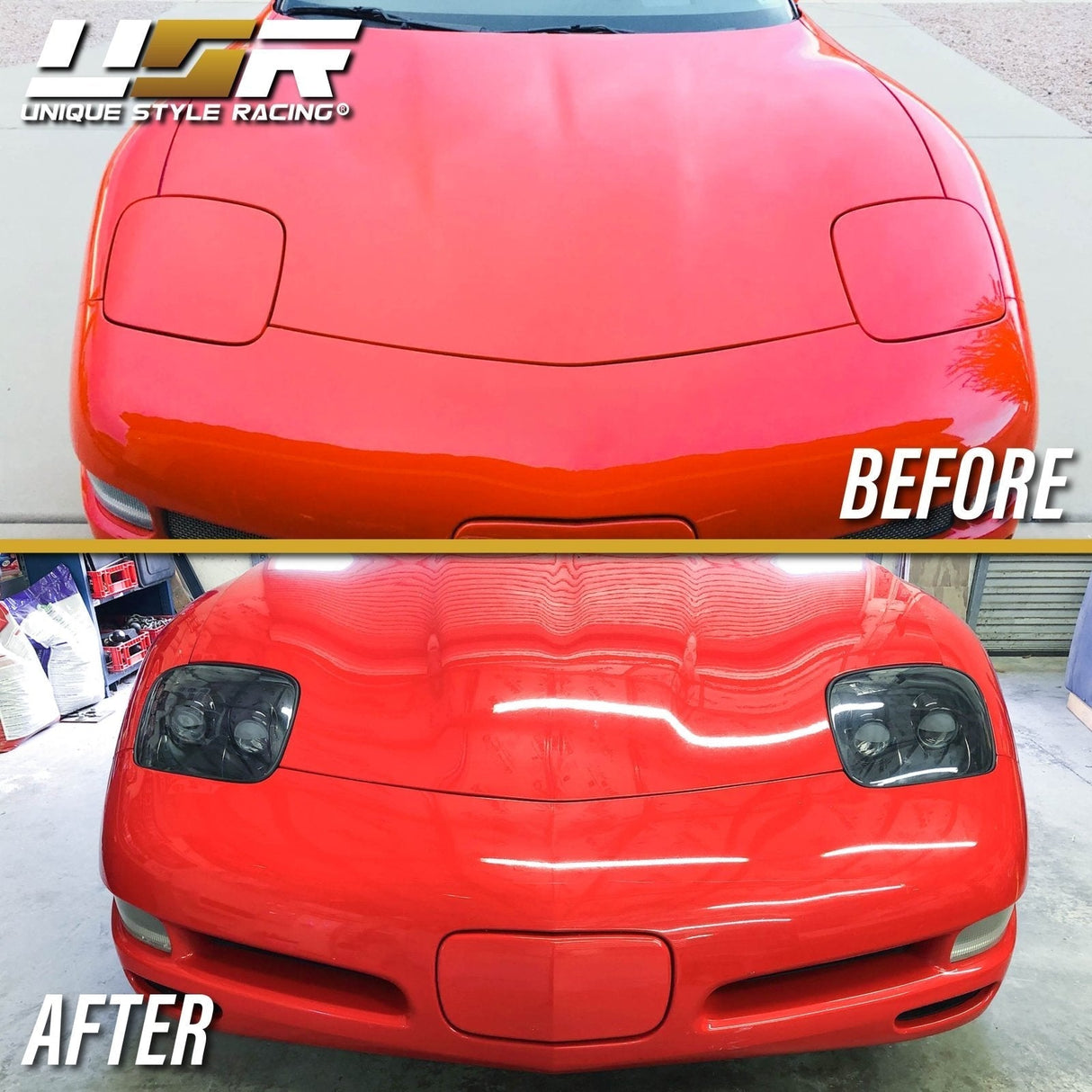 1997-2004 Chevrolet Corvette C5 Chrome Projector Headlights