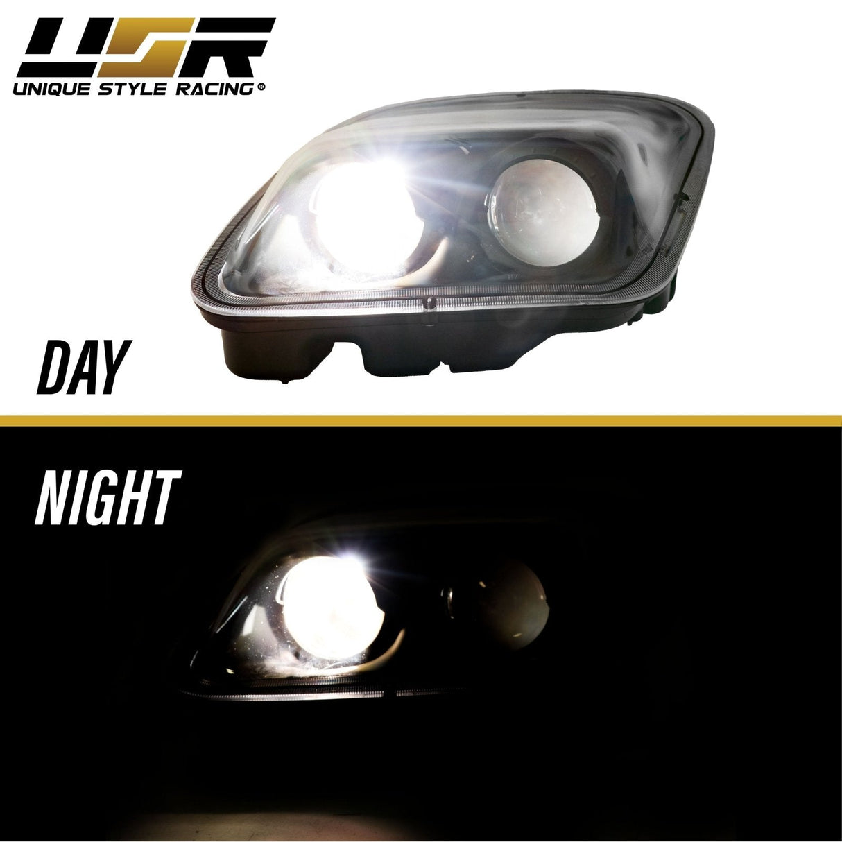 1997-2004 Chevrolet Corvette C5 Chrome Projector Headlights