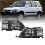 1997-2001 Honda Crv Depo Black Housing Headlight