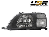 1997-2001 Honda Crv Depo Black Housing Headlight