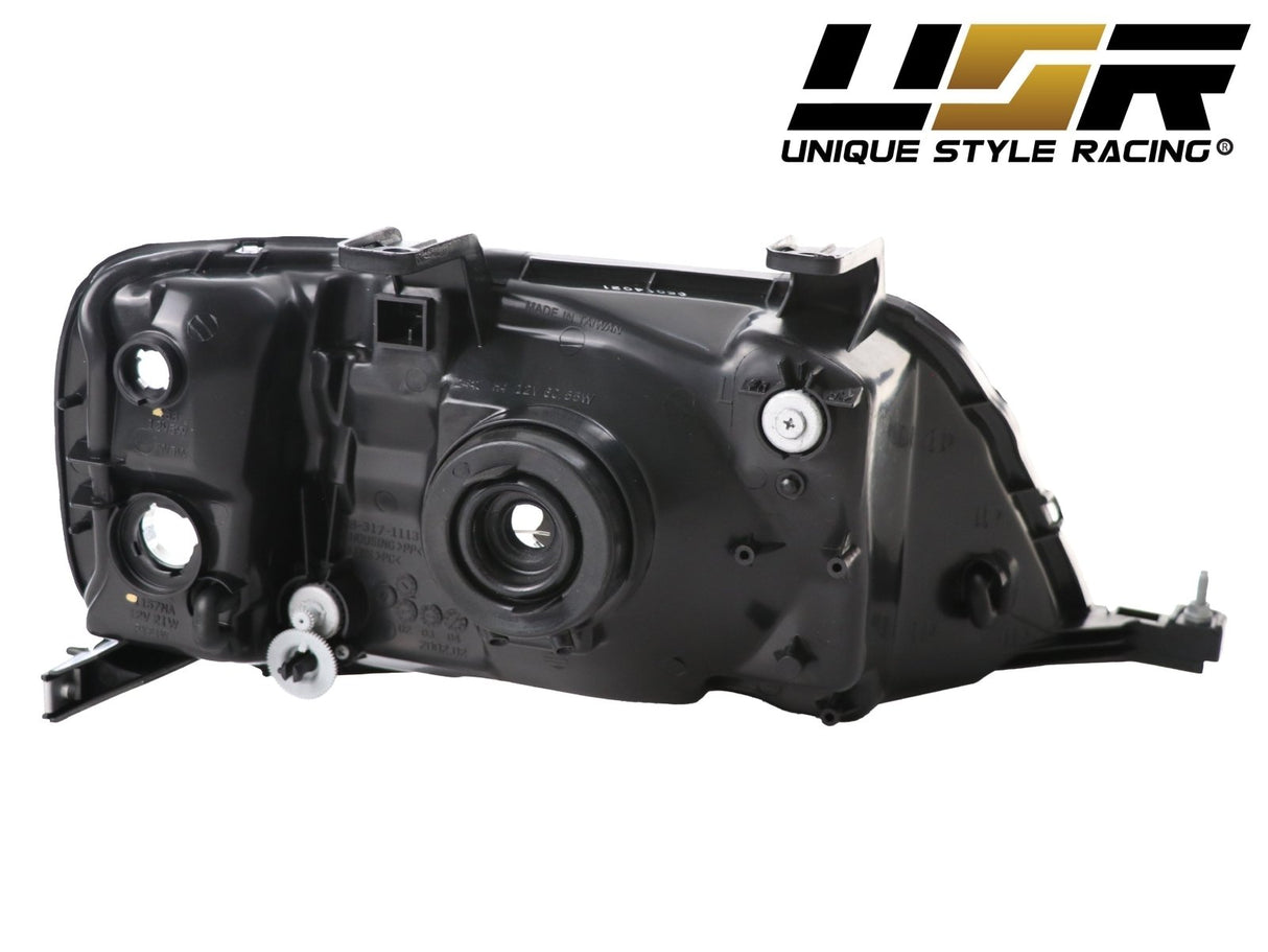1997-2001 Honda Crv Depo Black Housing Headlight