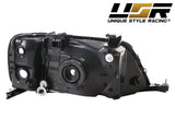 1997-2001 Honda Crv Depo Black Housing Headlight