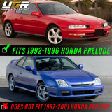 1992-1996 Honda Prelude DM Style Black Projector Headlight Set