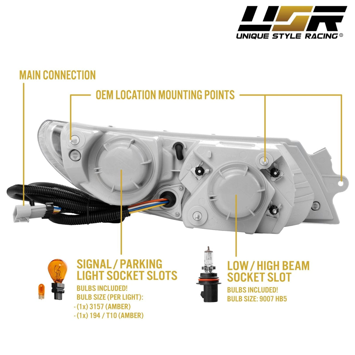 2003-2018 International Truck Left Headlight