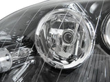 2006-2008 Mercedes W164 ML-Class Chrome Projector Headlights w/ LED Strip