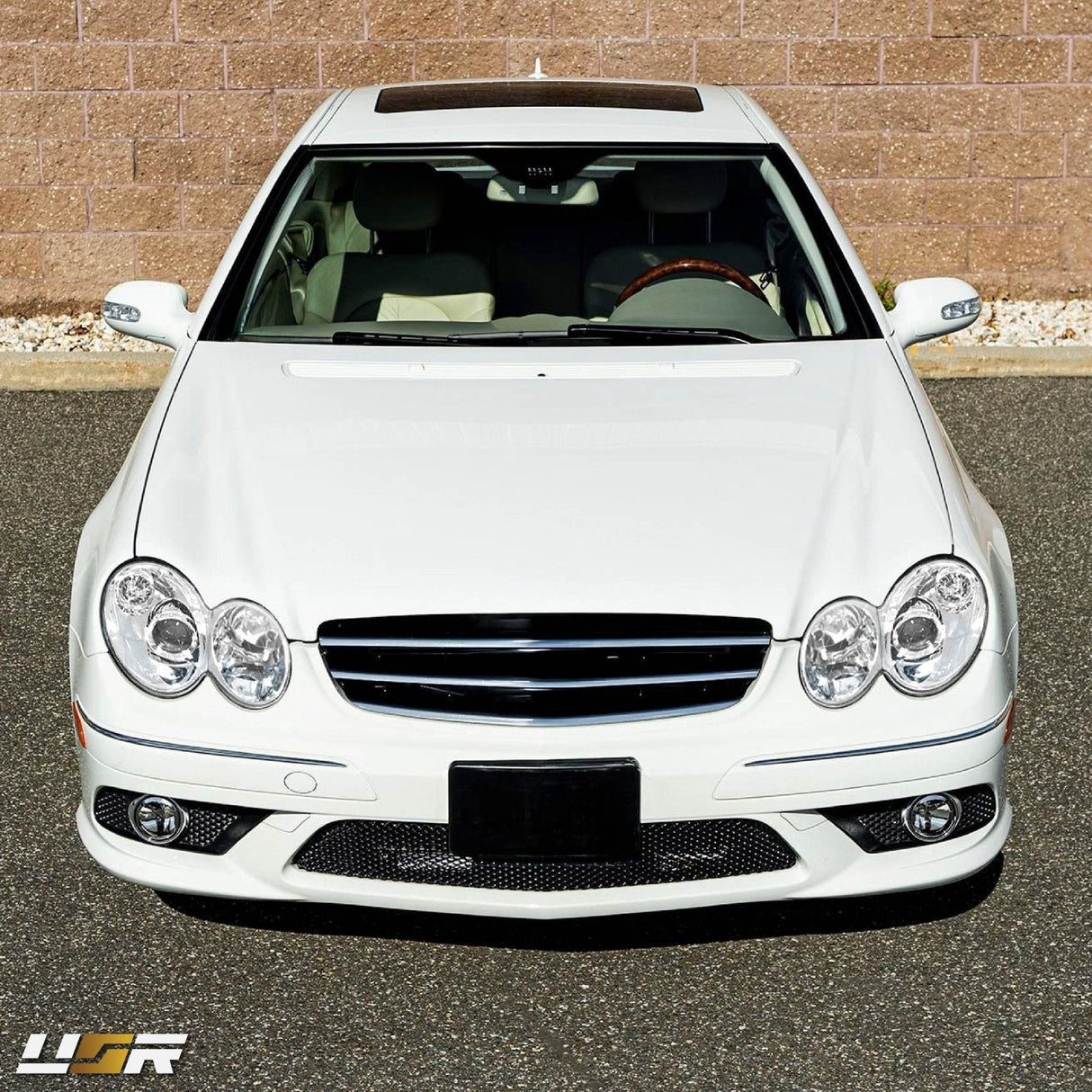 2001-2005 Mercedes W203 2d Coupe Chrome Projector Headlight