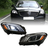2014-2017 Mercedes W222 S Class Depo Facelift Style Full LED Headlights