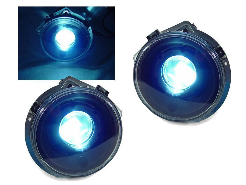 2002-2006 Mercedes G-Class Facelift Look Chrome Projector Headlights