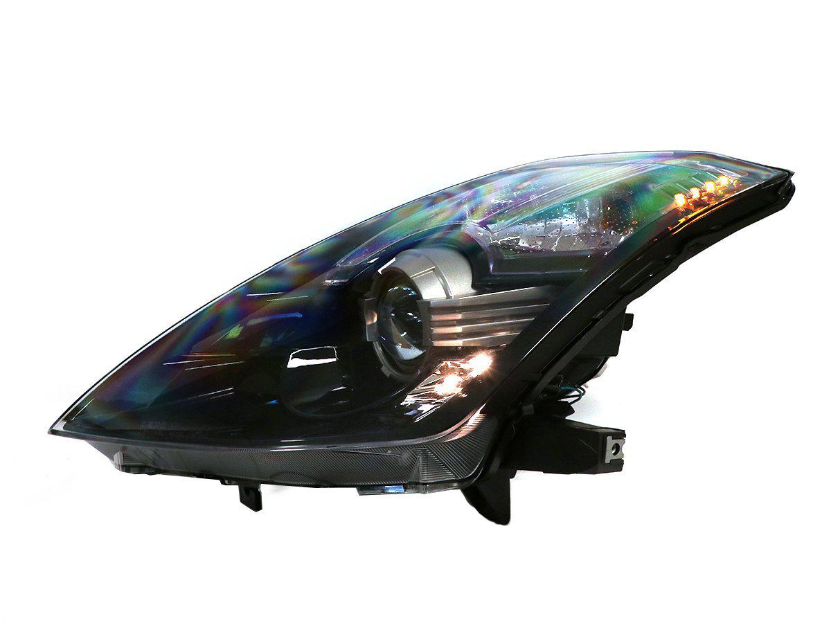 2003-2009 Nissan 350Z Max Black Projector Headlights - D2S Xenon