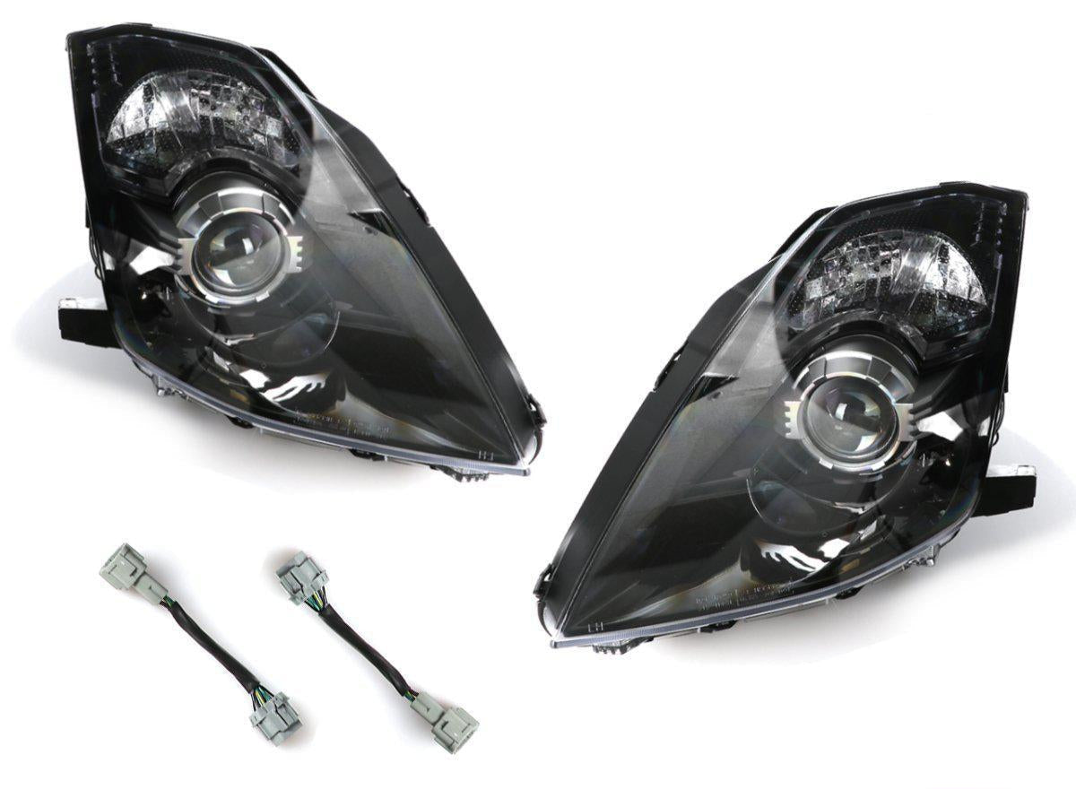 2003-2005 Nissan 350Z Halogen to Xenon Headlight Conversion Adapters