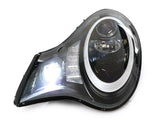 2002-2004 Porsche 911 Turbo Black LED Projector Headlights - D2S Xenon