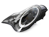 2002-2004 Porsche 911 Turbo Black LED Projector Headlights - D2S Xenon