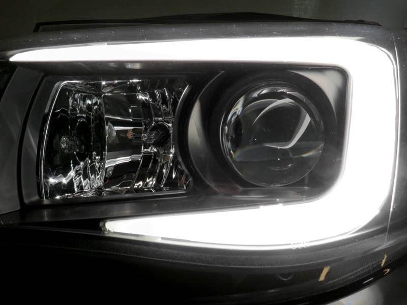 2008-2014 Subaru Impreza WRX LED Light Bar Headlights - Clear Corner