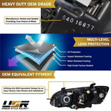 2005-2007 Subaru Legacy Clear Black Projector Headlight
