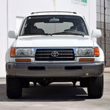 1991-1997 Toyota Land Cruiser FJ80 Crystal Chrome Headlights with Wiring
