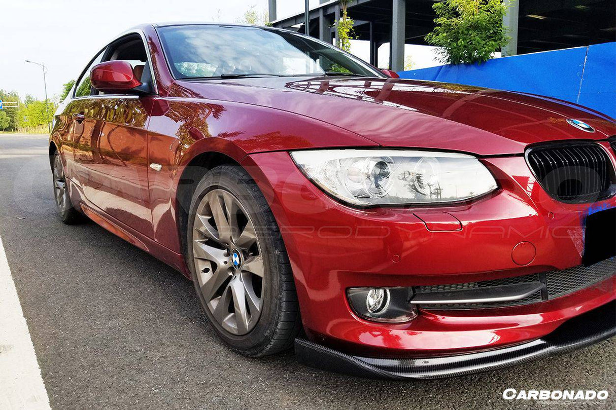 2008-2012 BMW 3 Series E93 HM Style Carbon Fiber Front Lip