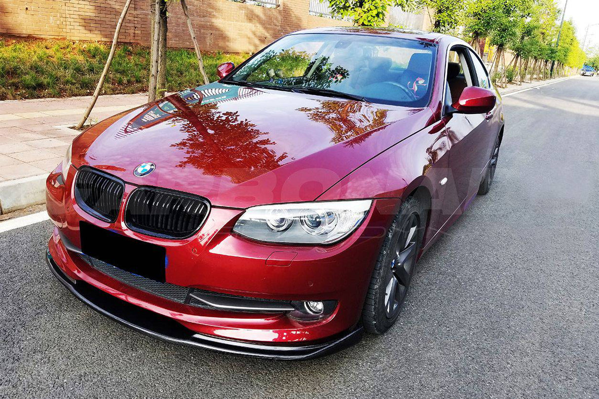 2008-2012 BMW 3 Series E93 HM Style Carbon Fiber Front Lip
