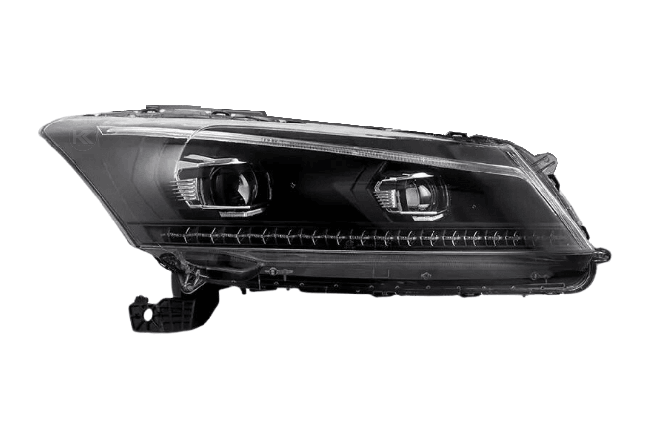Honda Accord 8th Gen Inspired Black Demon Eyes and Ordinary Projector Headlights (2008-2012) - K2 Industries
