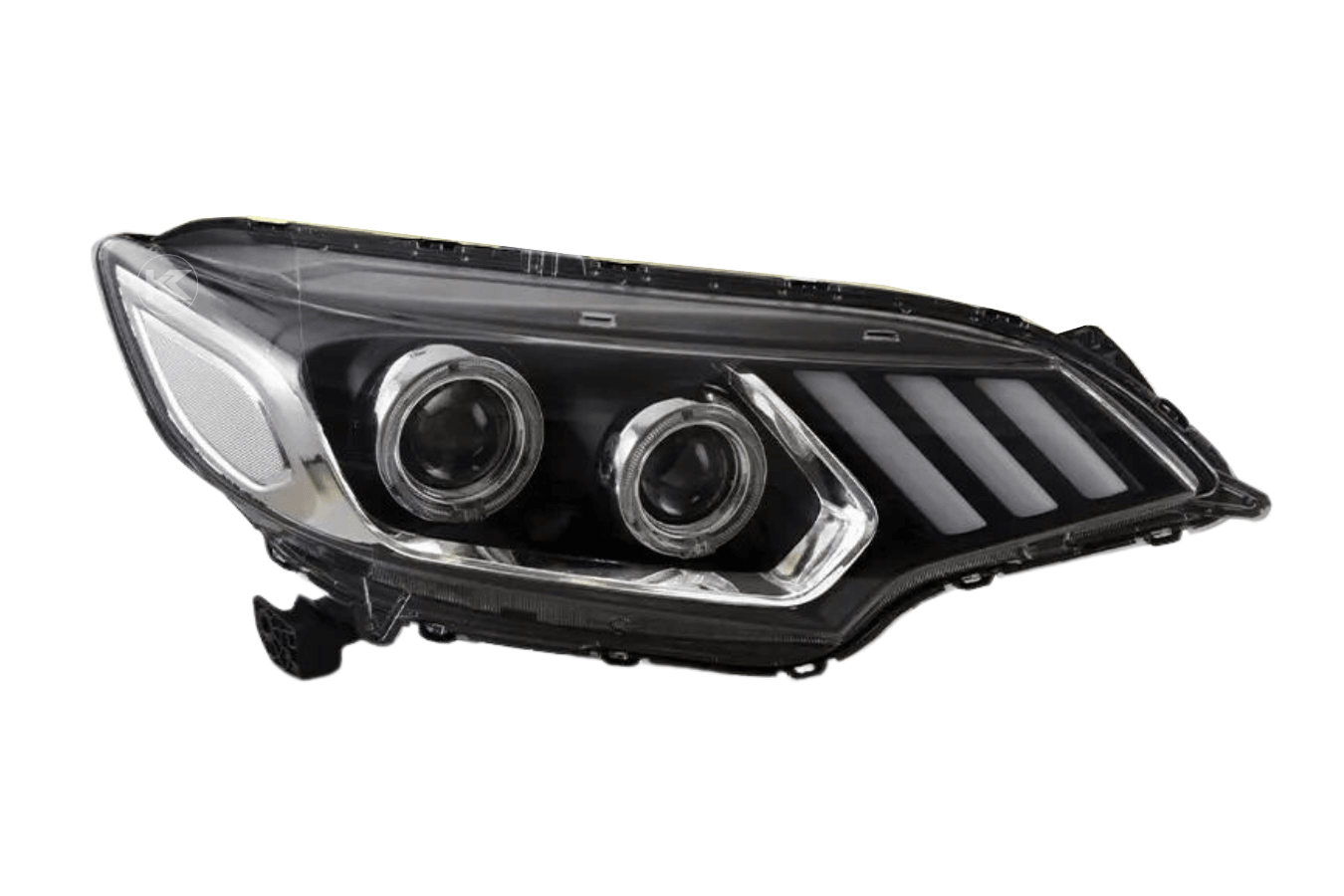 Honda Fit/Jazz 3rd Gen(GK/GH/GP) Black Demon Eyes Dual Beam Projector [Mustang Style] Headlights (2015 - 2020) - K2 Industries
