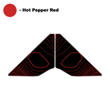 Topo Front Window Triangle Overlay (Printed Series) - 2021+ Bronco 4 Door