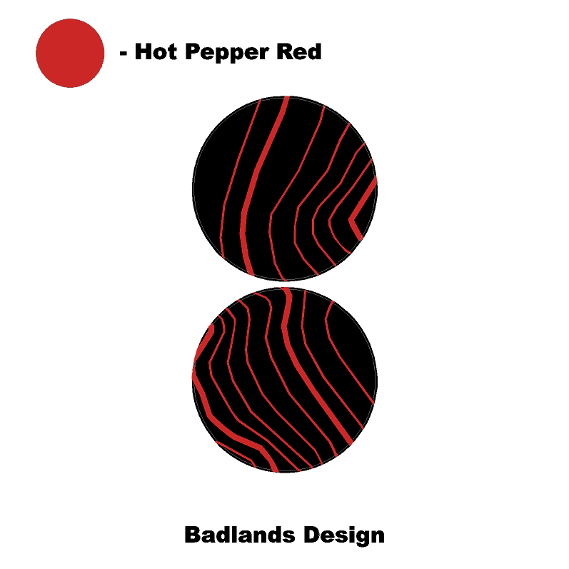 1966 Topographic Shifter Plate (Printed Series + Acrylic) - 2021+ Bronco