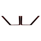 Topo Front Door Net Trim Overlay Kit (Printed Series) - 2021+ Bronco