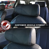 2011-2020Â Toyota Sienna Black Faux Leather Front Headrests