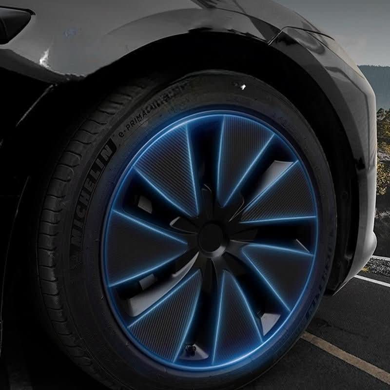 Wheel Center Cap Stickers for Model 3 Highland 18’’ Photon Wheels | Scratch Protection
