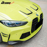Fits 21-23 G80 M3 G82 G83 M4 X Style Front Hood Vent Dry Carbon Fiber