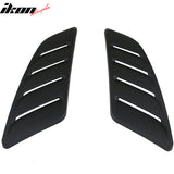 2015-2018 Ford Mustang V6 & EcoBoost GT Style Black Hood Vents PP