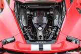 2015-2023 Ferrari Autoclave Carbon Fiber Firewall Cover | Engine Bay Trim panel Replacement | Fits 488GTB, 488PISTA, F8