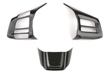 OLM Dry Carbon Fiber Steering Wheel Covers (MT) - 2016-2018 WRX / STI