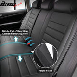 2009-2025 Ford F150 Crew Cab PU Leather Car Seat Cover w/ Pocket