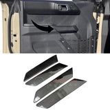 Real Carbon Fiber Interior Door Armrest Handle Trim Covers For 2021+ Ford Bronco