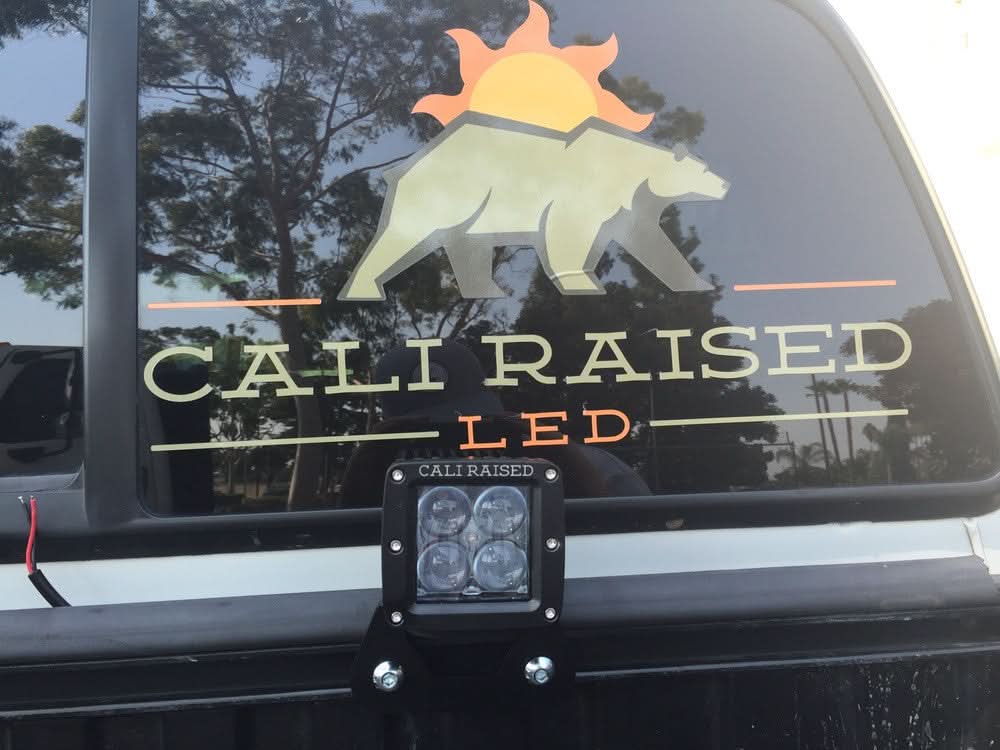 Bed Rail LED Pod Brackets Kit For Toyota Truck