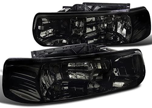 Spec-D OEM Replacement Headlights Chevy Silverado (99-02) [Euro Style] Black or Chrome Housing