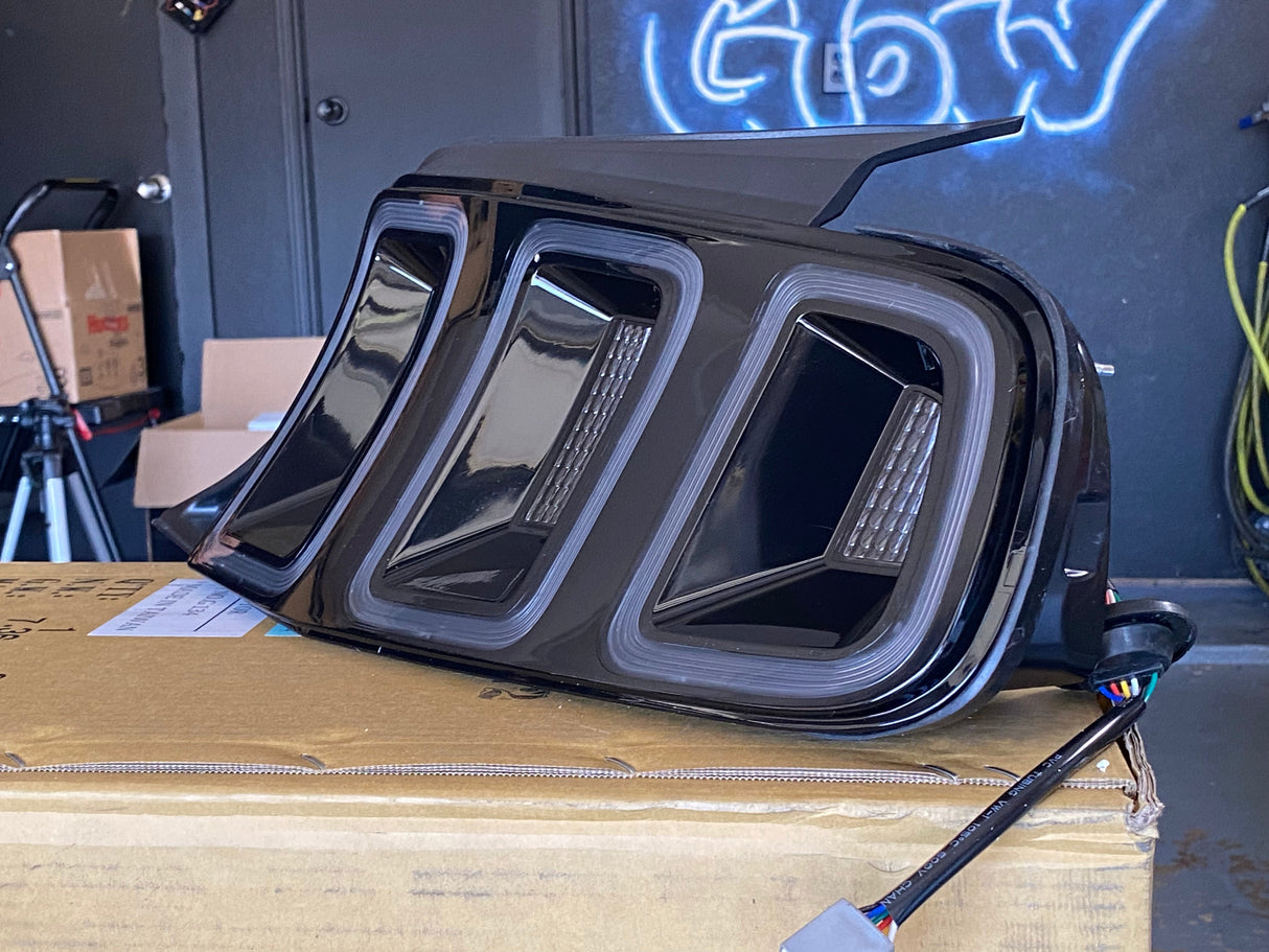 NTXGlow Custom Tail Lights (2010-2014 Ford Mustang Clear)