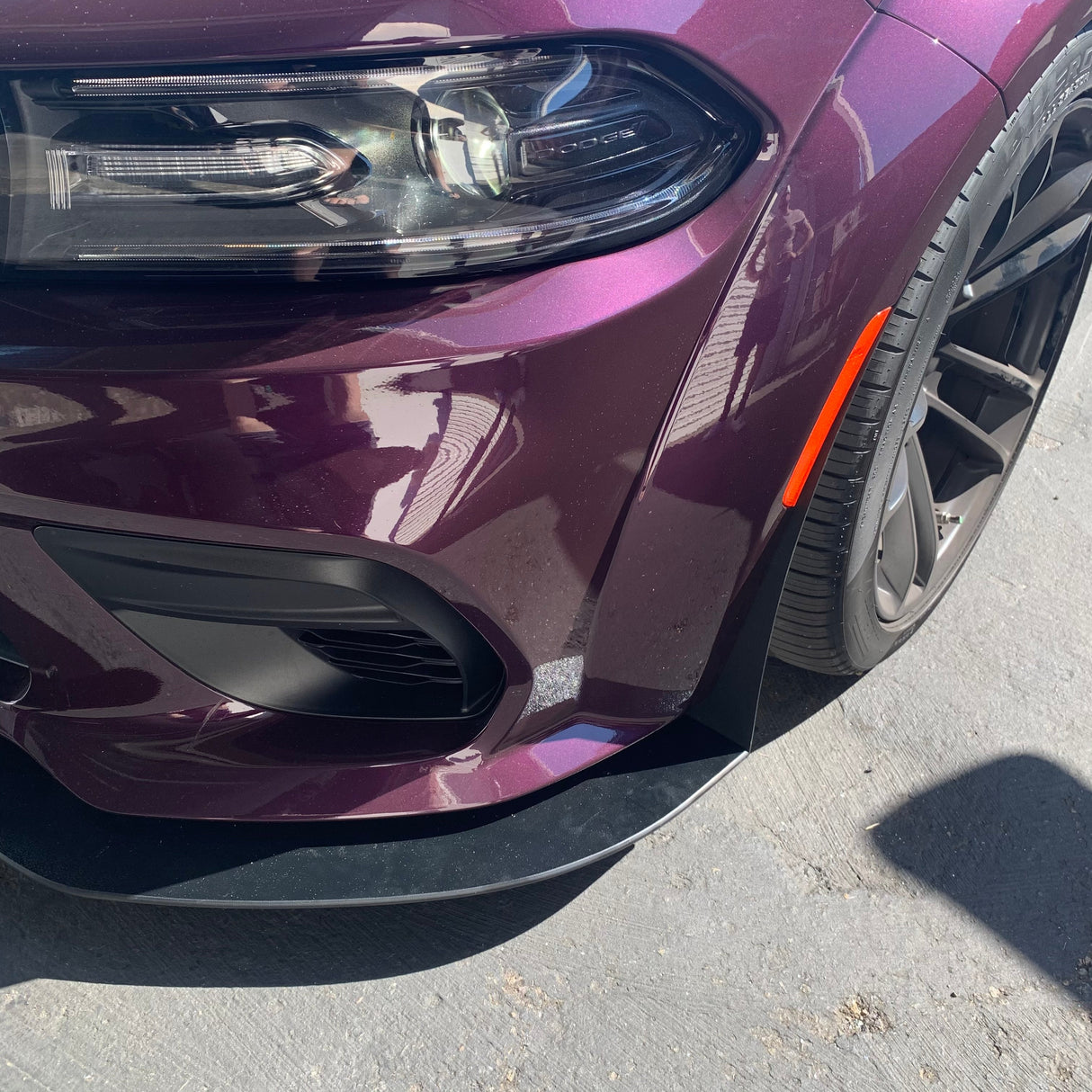 Charger 20-23 Widebody Splitter Extension