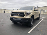 32" Lower Bumper Hidden LED Light Bar Brackets Kit For 2014-2021 Toyota Tundra
