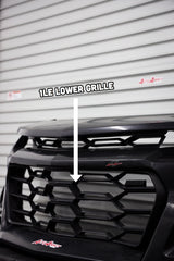 2010-2015 Chevy Camaro ZL1 1LE Track Package Front Bumper Conversion 11pcs Full Kit Flat BLK Body Kit