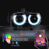 2015-2024 Dodge Challenger RGB Color Change OEM Replica Headlights