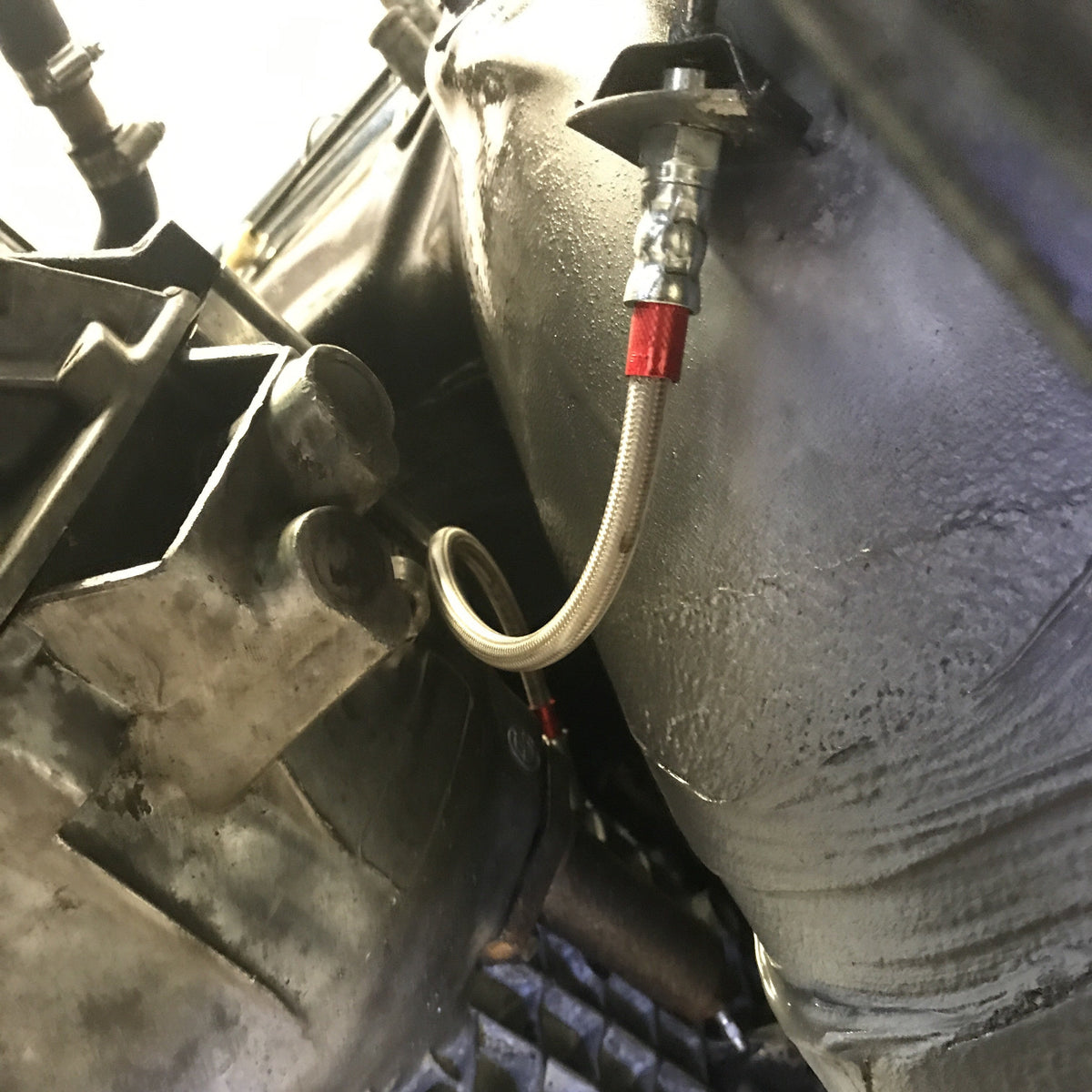 Stainless Steel Braided Clutch Line - E30
