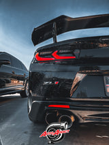 2016-2018 CHEVY CAMARO UMBRA LED TAILLIGHTS GLOSS BLACK/SMOKE LENS