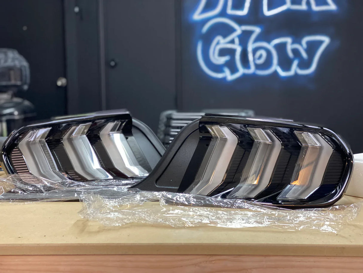 NTXGlow Clear Tail Lights (2015-2023 S550 Ford Mustang)