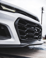 2019-2025 Chevy Camaro ZL1 1LE Track Package Front Bumper Conversion 13pcs Full Kit Flat BLK for Non-RS Headlights