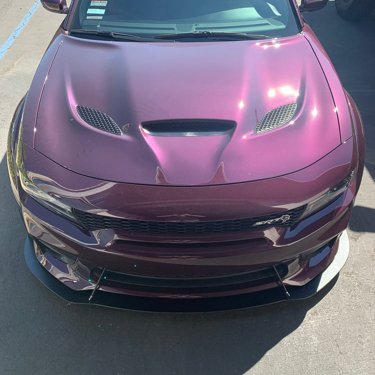 Charger 20-23 Widebody Splitter Extension