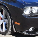 2008-2014 Dodge Challenger Carbon Fiber Front Bumper Canards (Pair)