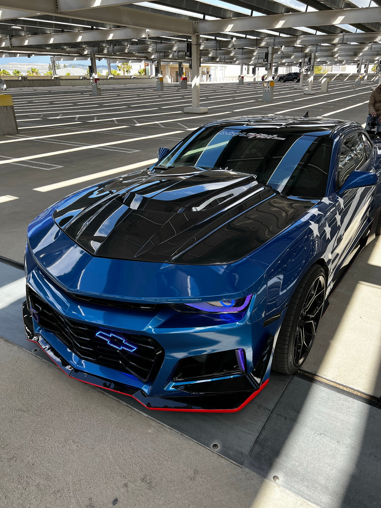 2010-2015 Chevy Camaro Type-ZR Carbon Fiber Double Sided Hood