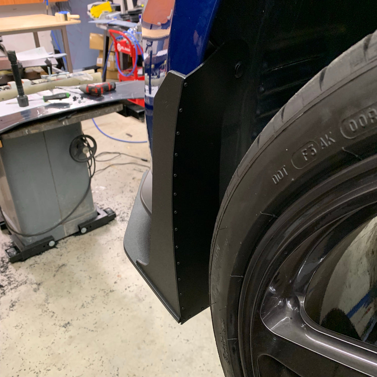 Mustang 15-23 'GT500 Style' Splitter Winglet & Fender Extensions