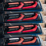 2016-2018 CHEVY CAMARO UMBRA LED TAILLIGHTS GLOSS BLACK/SMOKE LENS